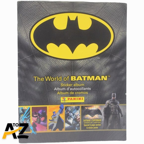 Panini The World Of Batman Complete loose sticker set and Album - Picture 1 of 10